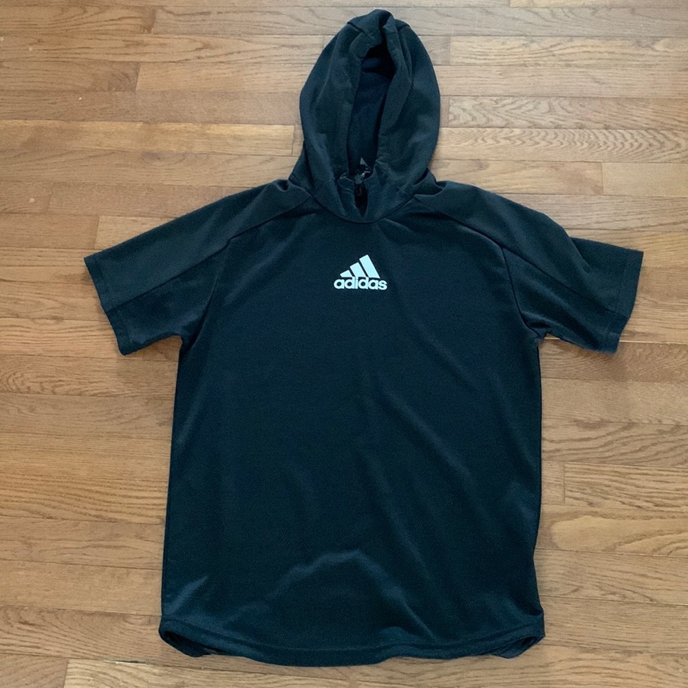 Adidas hooded tshirt